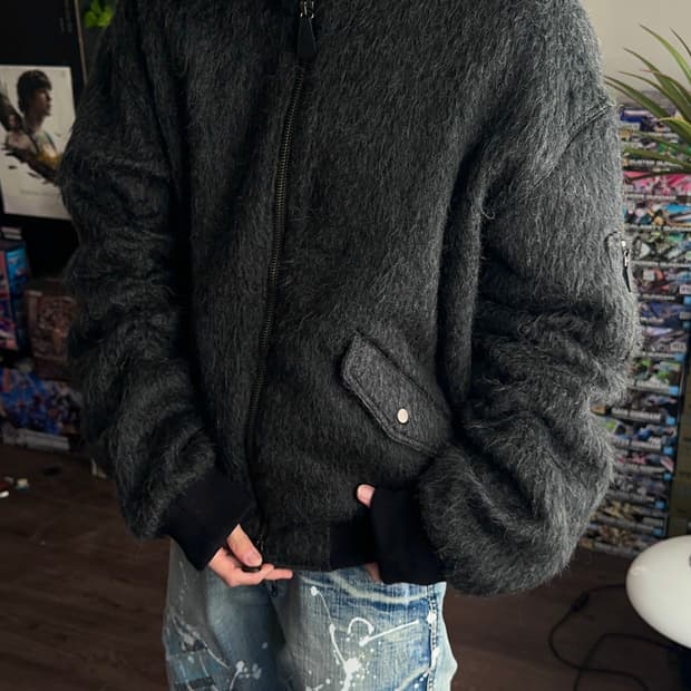 Dominans Stravan 알파카 울 오버 봄버