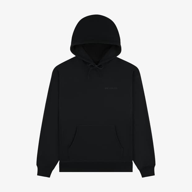 에메레온도르 토널 로고 후디 블랙 스몰 Tonal Logo Hoodie
