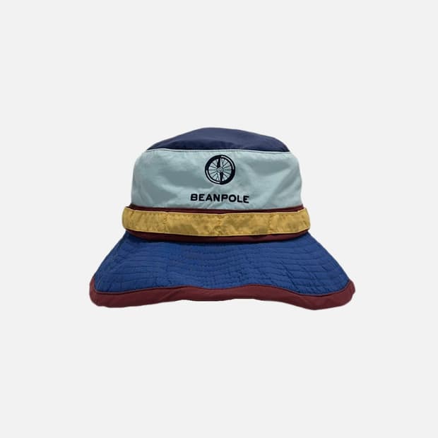 빈폴 배색 고프코어 버킷햇 등산 모자