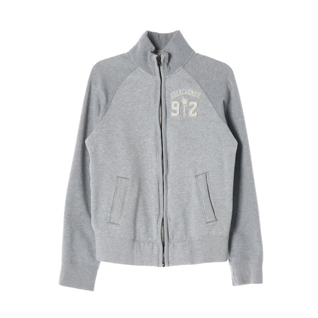 아베크롬비 92 로고 그레이 집업 자켓 XL