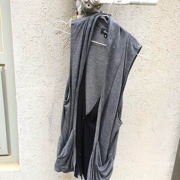 Layered Drape Vest 