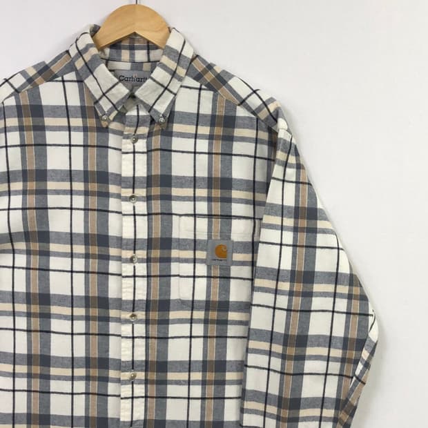 XL 칼하트 체크 워크 남방