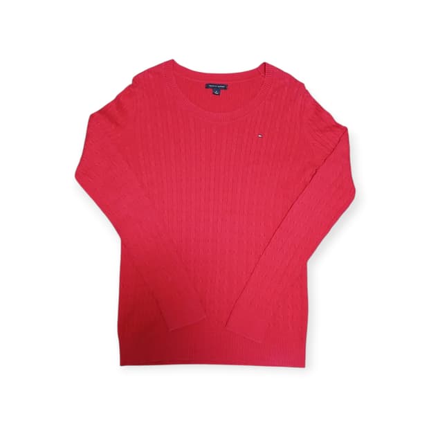 타미 딸기 꽈배기 니트 