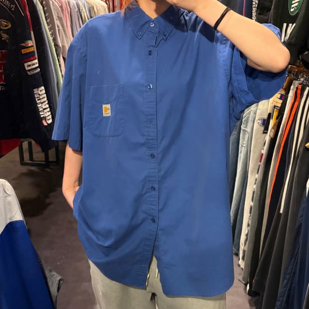 [IM] Carhartt 칼하트 반팔 셔츠 블루