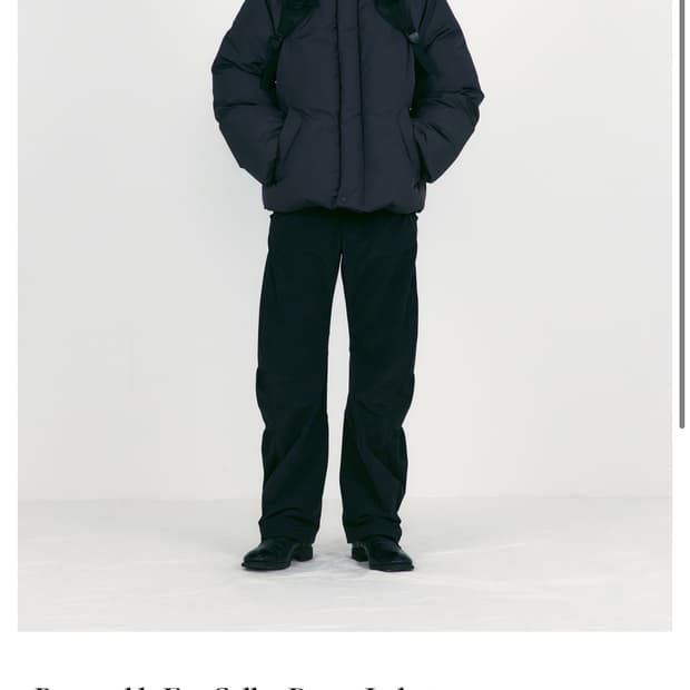 로우클래식 Removable Fur collar Down Jacket