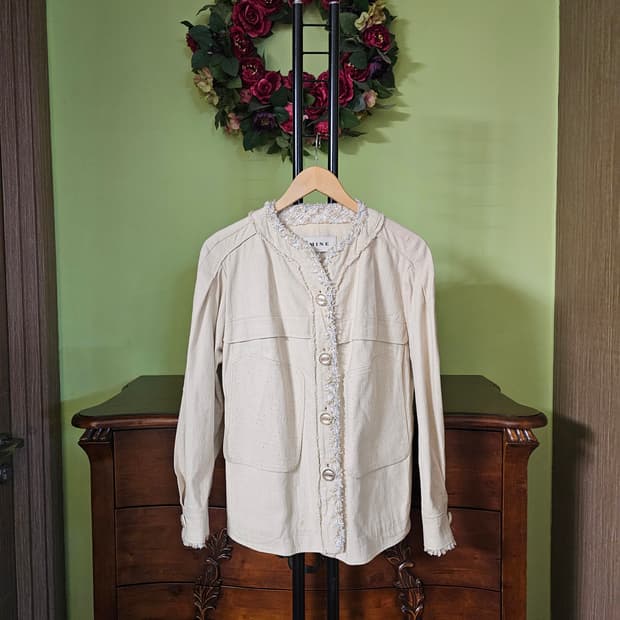 마인 벌룬소매 데님자켓(2020년)