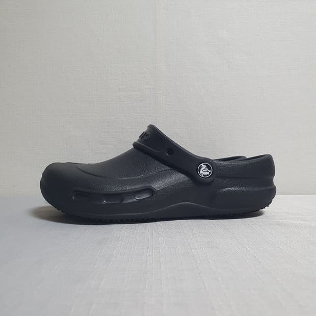 240mm 크록스 샌들 비스트로 워크 클로그 블랙 W7