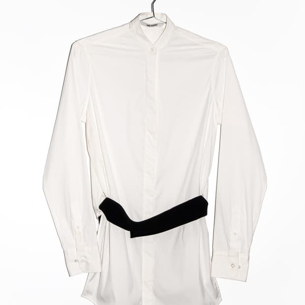 Cotton Belted Tunic Shirt