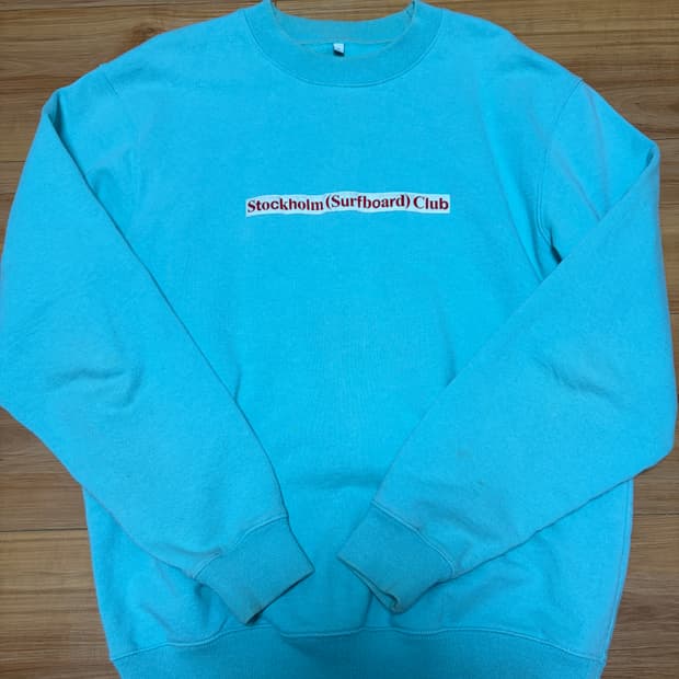 스톡홀름서프보드클럽 민트 맨투맨 M