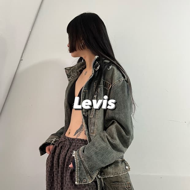 리바이스 데님 액티브 야상자켓