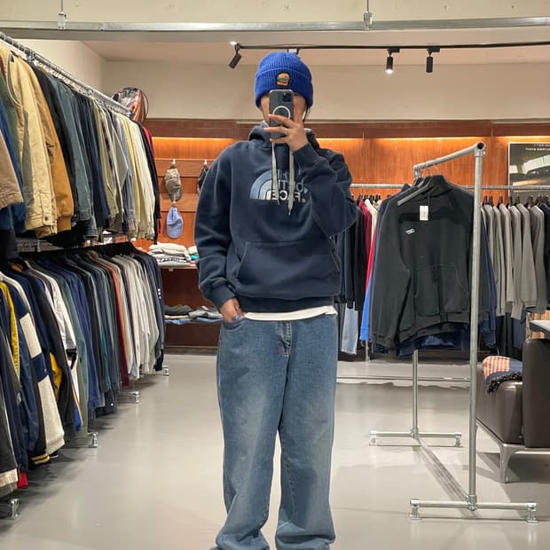 노스페이스 후드 티셔츠  