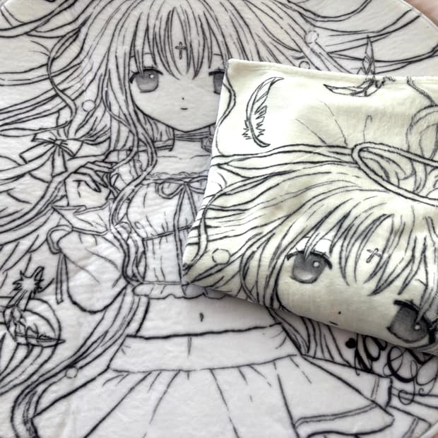 아이당 밀키하트 담요 & 러그 밀키님 idang club