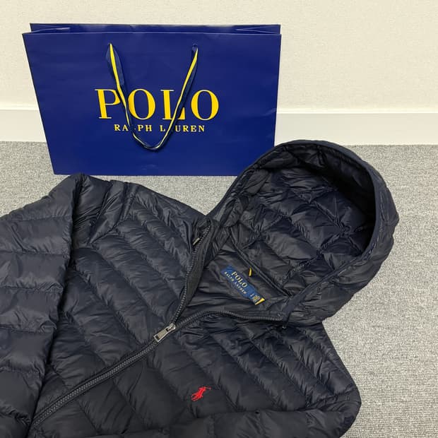 매장 정품) 폴로 경량패딩 다크네이비