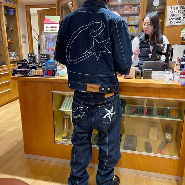 코르테이즈 c스타 데님 자켓