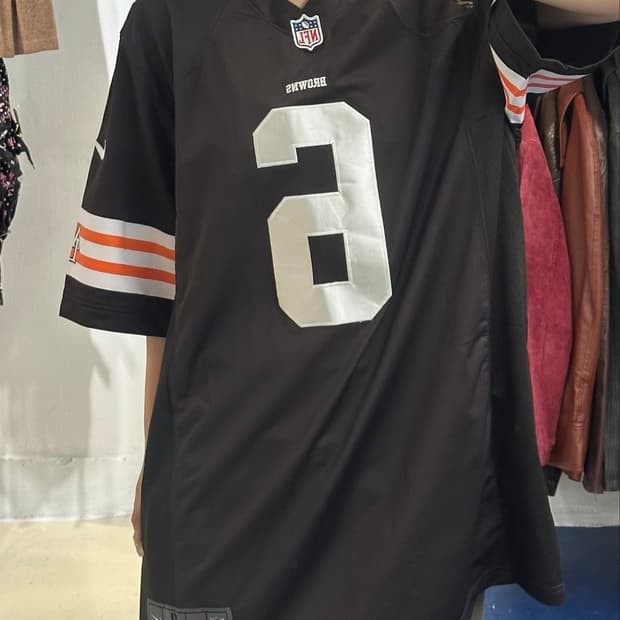 NIKE NFL 브라운즈 HOYER 럭비 져지