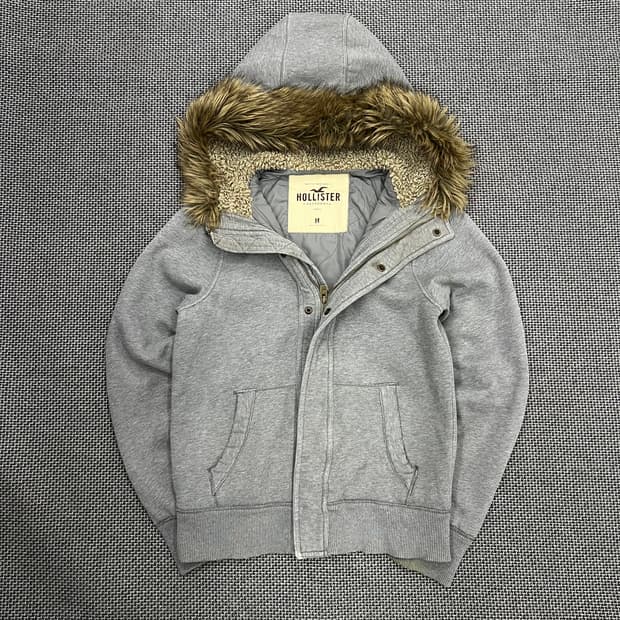 홀리스터 그레이 울프죠 후드집업
