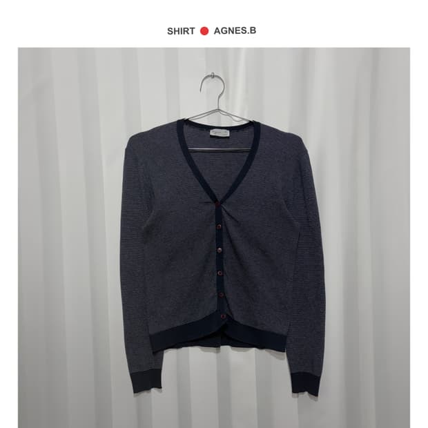 아네스 베 스트라이프 가디건