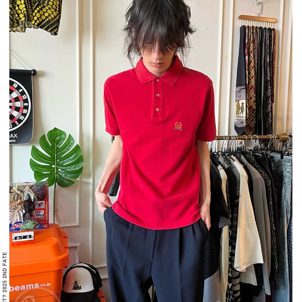 80-90s Old DIOR Classic 1/2 PK-Shirt