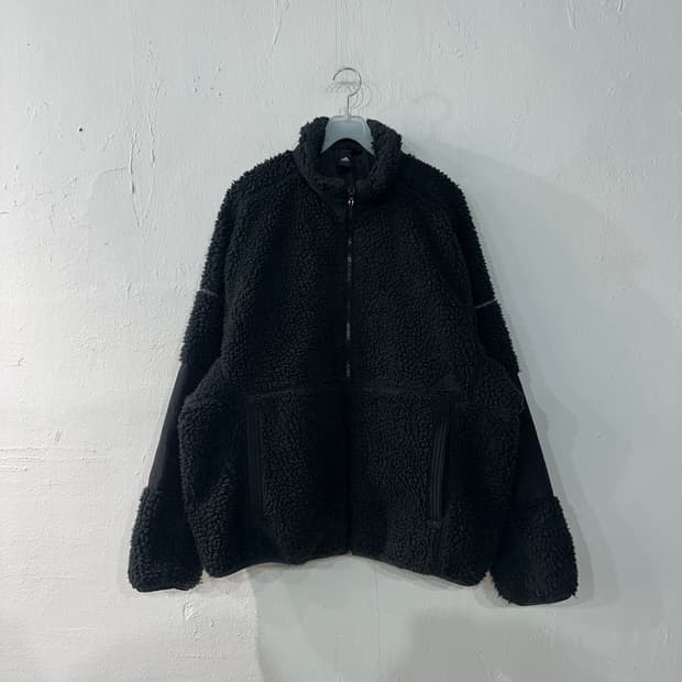 아디다스 플리스 양털 점퍼 L