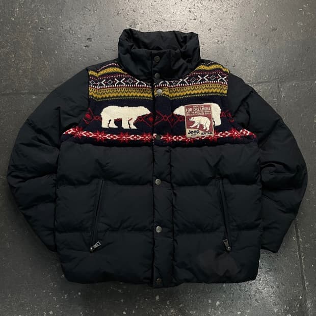 100 지프 노르딕 패딩