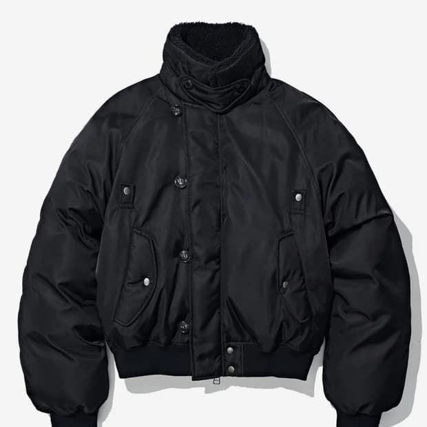 파르티멘토 1950 N2B 밀리터리 숏 파카 블랙 L