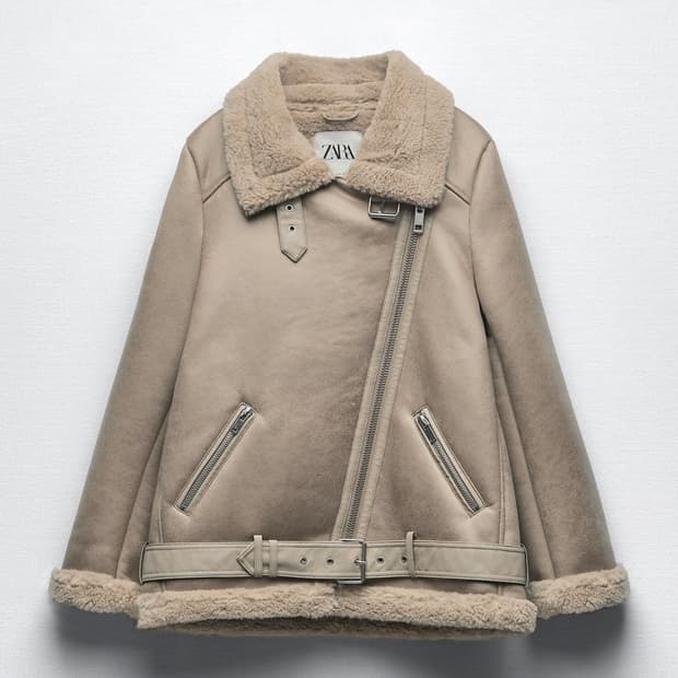 ZARA 더블 페이스드 점퍼