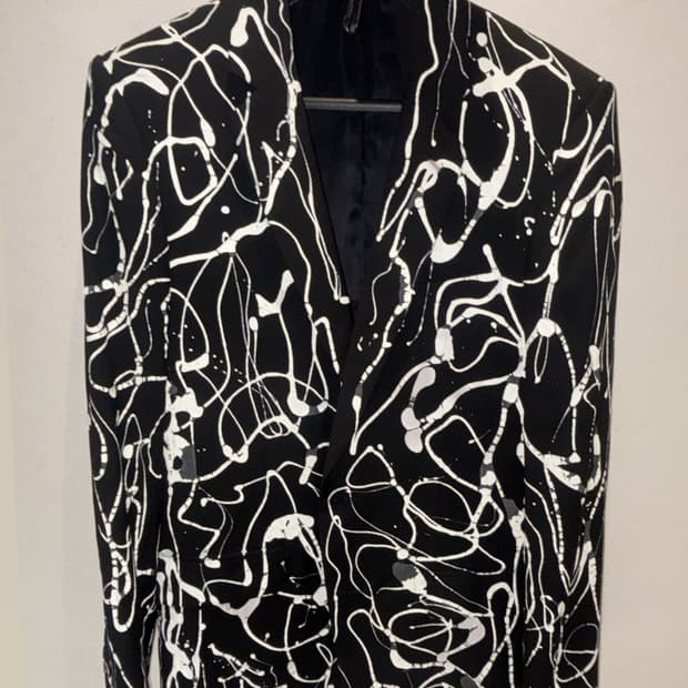 디올옴므 07fw 네비게이트 페인트 재킷