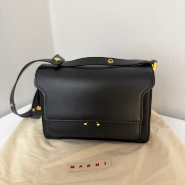 마르니 트렁크백 미디움 블랙