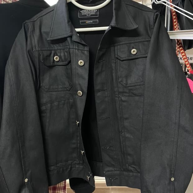 프리즘웍스 코팅데님 자켓