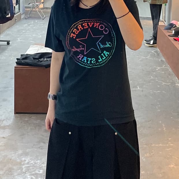 컨버스 올스타 빅로고 빈티지 반팔 H1633