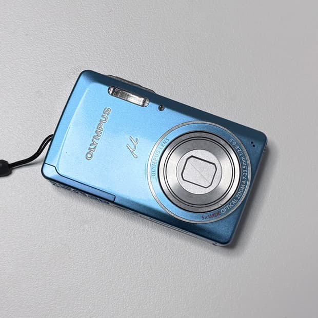 올림푸스 뮤5010 블루 빈티지 디카 u5010