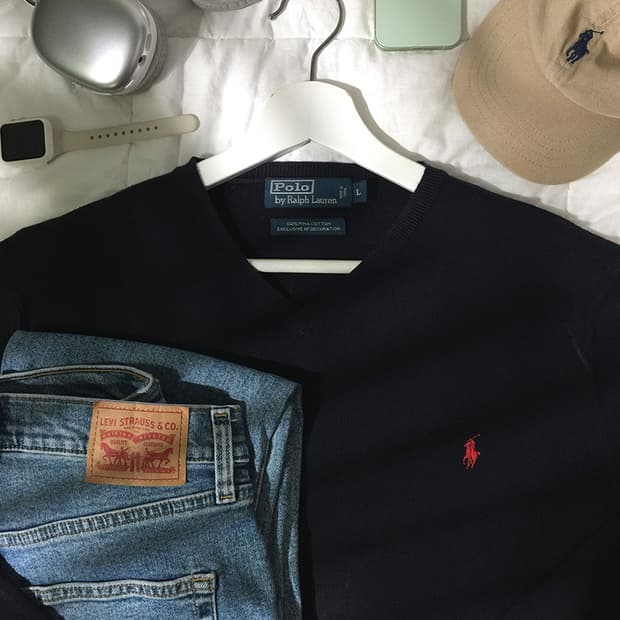 (MAN) 폴로랄프로렌 니트 L