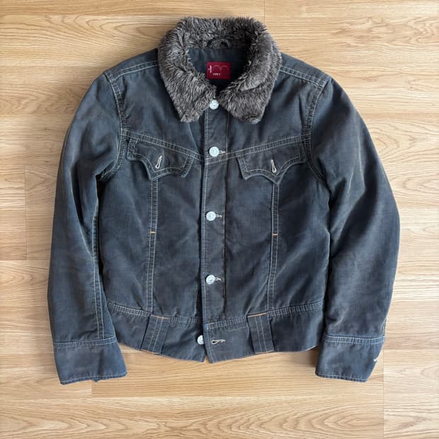 리바이스 코듀로이 쉐르파 웨스턴 자켓