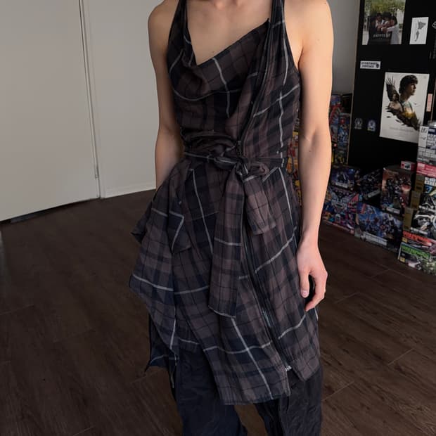 Diesel 드레이핑 카라셔츠 베스트