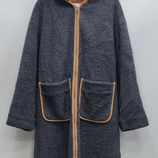 한섬 SJYP 20FW 쉐르파 포켓 플리스 후드 코트 / 여 M
