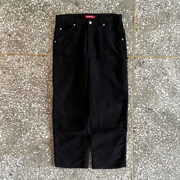 슈프림 몰스킨 더블니 페인터 팬츠 - 22fw