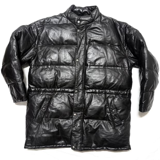 테테 옴므 - 레더 패딩 코트