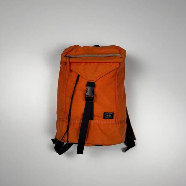 요시다포터 립스탑 럭색 백팩 오렌지
