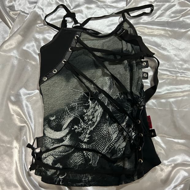 Ozz on oriental dragon sleeveless