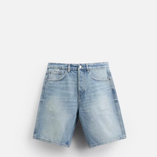 [29] ZARA 남성 스트레이트 핏 버뮤다 데님 쇼츠