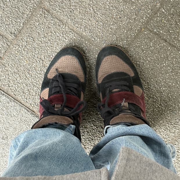 ASH bowie mix 37 웨지힐 스니커즈