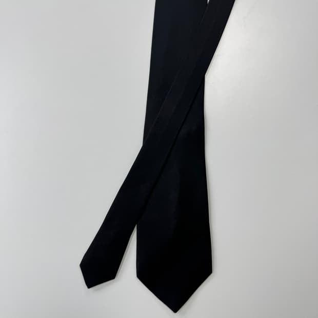 Mitsukoshi (미츠코시) 정품 블랙넥타이 8.7cm