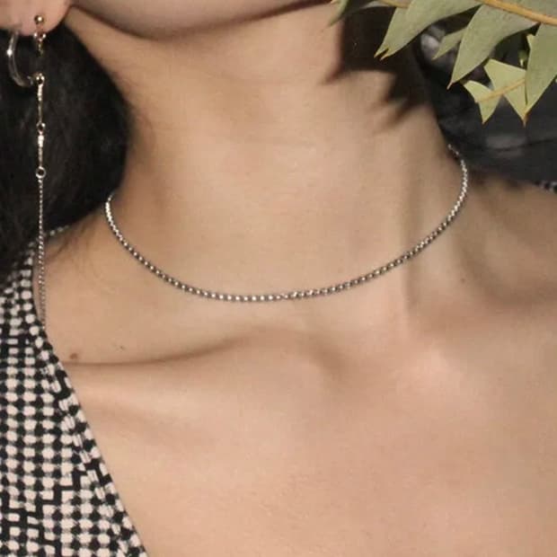 어거스트하모니 box chain necklace