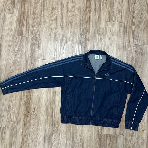 아디다스 데님 트랙탑