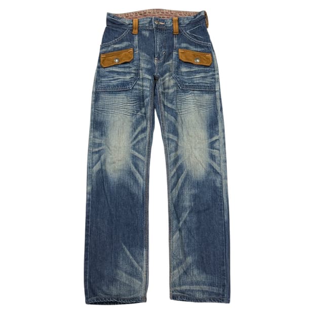 에드윈 빈티지 워싱 데님 Y2K 팬츠 바지 32
