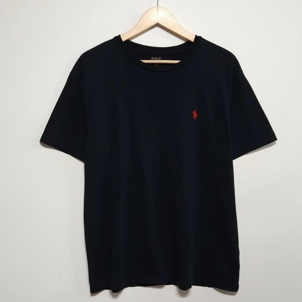 100~105 POLO 폴로 랄프로렌 라운드 반팔티 곤색