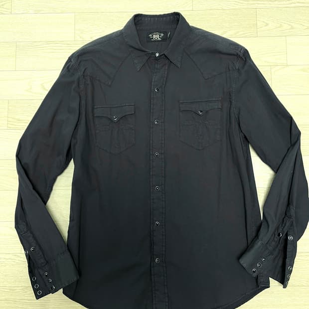 RRL 더블알엘 슬림핏 트윌 웨스턴셔츠