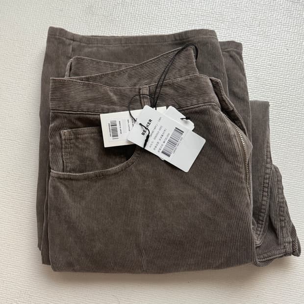 (5)오라리 25fw 코듀로이 와이드팬츠 5p 올리브브라운