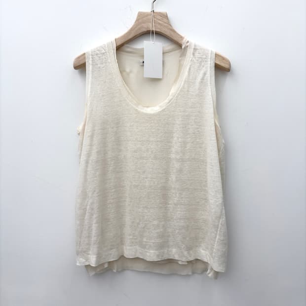LINEN SLEEVELESS