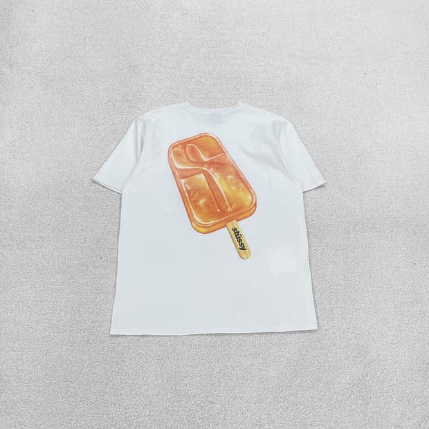 스투시 Stussy 팝시클 아이스크림 반팔 티셔츠 화이트